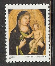 #3003c Madonna & Child Black Omitted XF-S CV $200