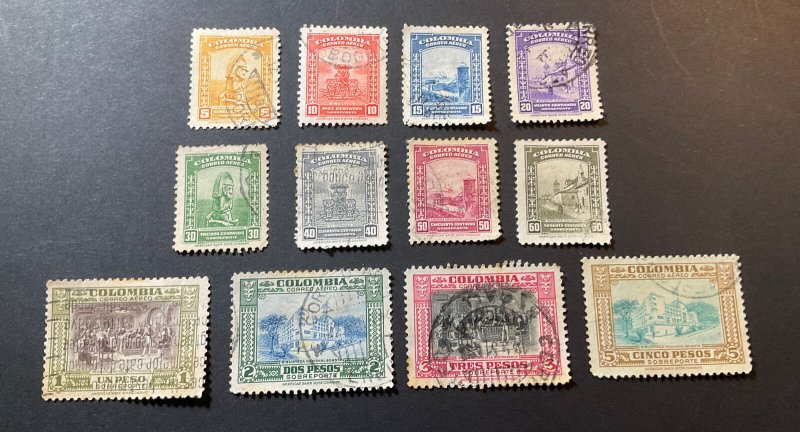 Columbia Sc# C151-C158,C160-C163 (Missing Low Value C159) - Used