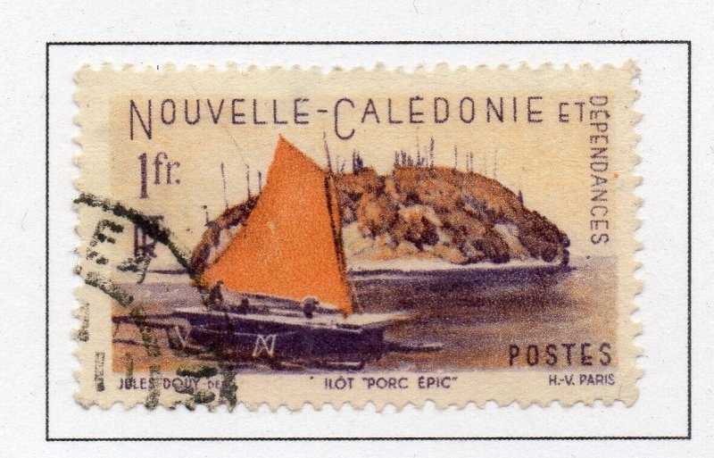 New Caledonia 1948 Early Issue Fine Used 1F. NW-255313