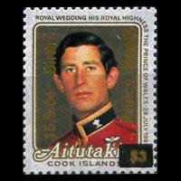 AITUTAKI 1984 - Scott# 355 Royal Birth Opt. Set of 1 LH