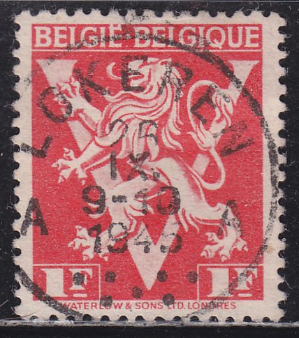 Belgium 344 Lion Rampant 1944