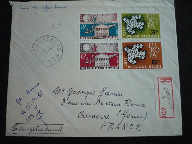 Europa 1961 - Belgium - International to France