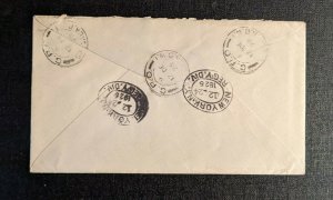 1925 Grenada Registered Cover to Buffalo NY Via New York City