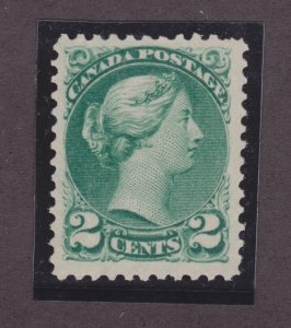 CANADA  #36a VFNH 2c Victoria light crease VF centering