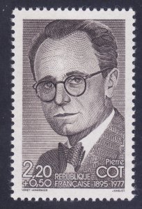 France B580 MNH 1986 Pierre Cot French politician Issue Very FIne