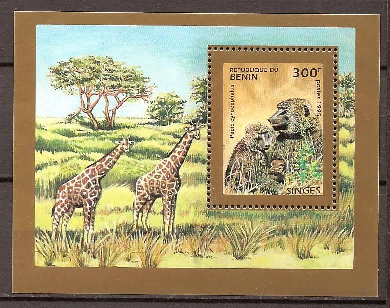 Benin - Mi. Sheet 10 (Monkeys) - N0544