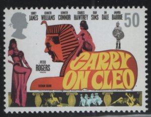 Great Britain 2008 MNH Sc 2583 50p Carry On Cleo Comedy/Horror Film Posters