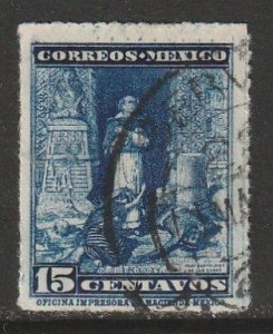 MEXICO 683 15¢ FRAY BARTOLOME DE LAS CASAS USED. F-VF. (1177)