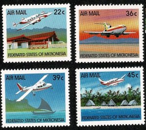 Micronesia #C43-46 MNH cpl airplanes