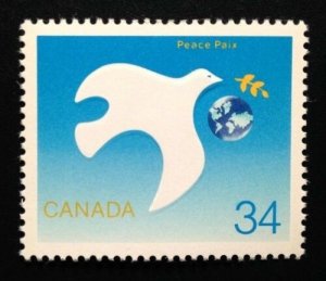 CANADA  Sc# 1110  INTERNATIONAL PEACE YEAR  dove 1986  MNH