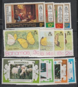 Bahamas SC  366-74 MNH