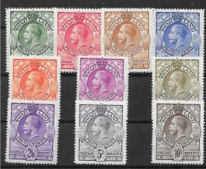 SWAZILAND SG11/20 1933 DEFINITIVE SET L.MTD MINT (d)