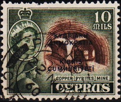 Cyprus. 1960 10m S.G.191 Fine Used