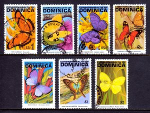 Dominica - Scott #1382//1390 - Used - A few short perfs - SCV $4.85