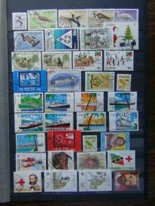 St Kitts 1990 Ships values to $5 + Commemorative issues with high values Used