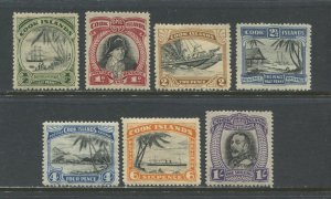 Cook Islands KGV 1933-38 set mint o.g. hinged