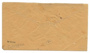 Doyle's_Stamps: Rare California Postal History Cover Western, Cal Manuscript