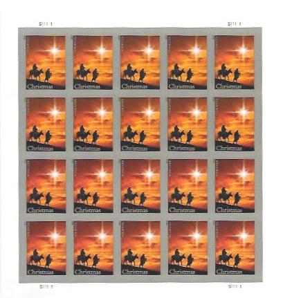 US #4813 MNH Sheet.  The Walk to Bethlehem many years ago.