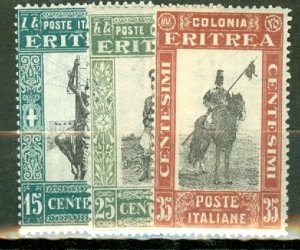 KN: Eritrea 119-124 mint CV $47.25; scan shows only a few