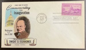 Fluegel cachet 2nd Inauguration Cover of Dwight D. Eisenhower 1957
