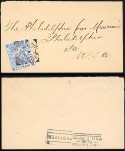 Barbados 2 1/2d Jubilee on Cover