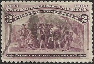 # 231 BROWN VIOLET USED LANDING OF COLUMBUS