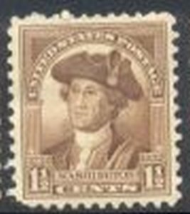 US Stamp #706 Mint - Washington Bicentennial - Charles W. Peale Bust 1772