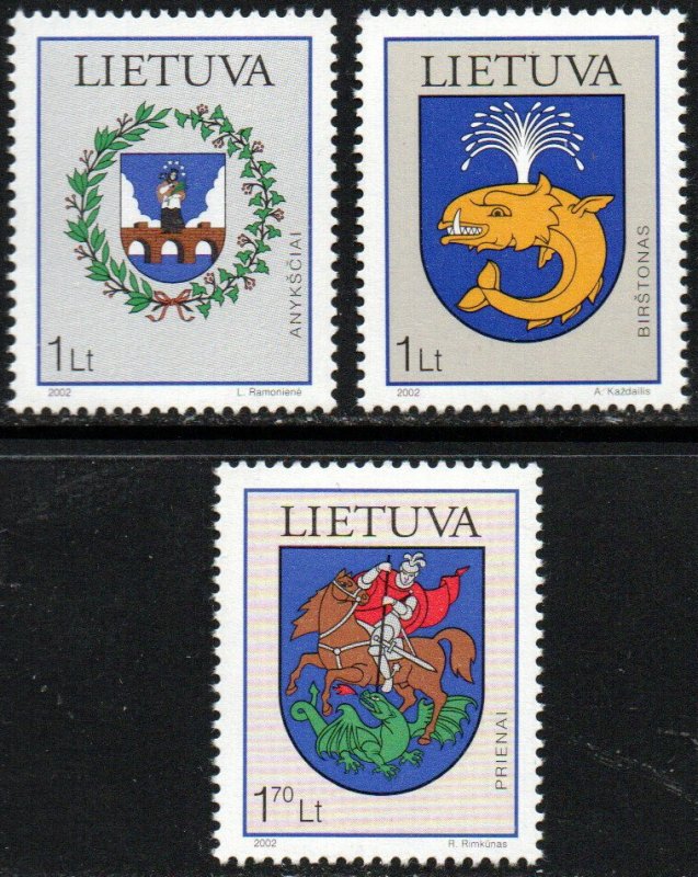 Lithuania Sc #716-718 MNH