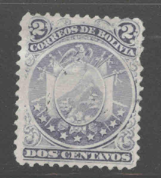 Bolivia Scott 29 Used 1890 Used stamp light cancel