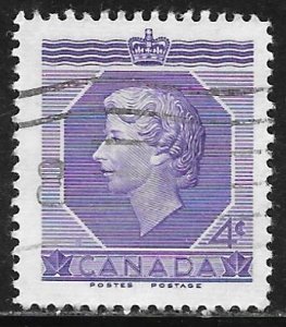 Canada 330: 4c Queen Elizabeth II, used, VF