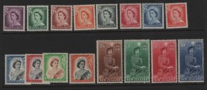 New Zealand Scott # 288-301 VF OG lightly hinged nice color scv $ 180! see pic !