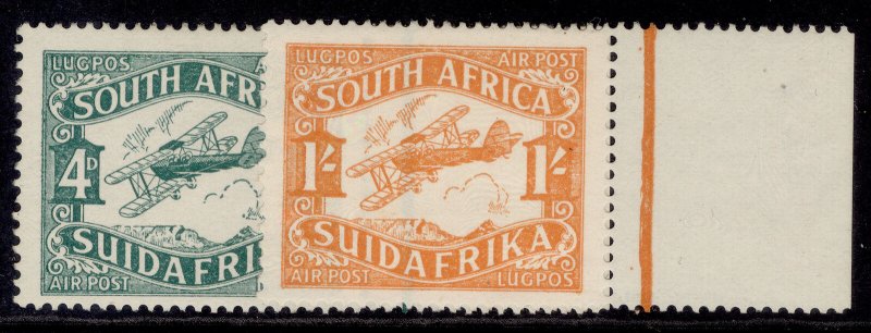 SOUTH AFRICA GV SG40-41, 1929 air set, M MINT. Cat £11.