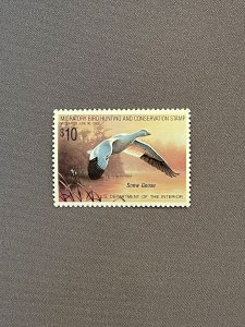 RW55, Snow Geese, Mint OGNH, CV $45.00