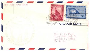 United Nations, New York, First Flight