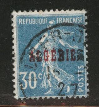 ALGERIA Scott 16 used stamp from 1924-1926 