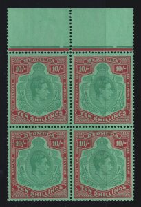 Bermuda, SG 119a, MLH Block of four