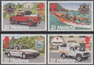 ST HELENA Sc # 641-4 CPL MNH EMERGENCY SERVICES