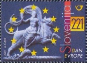Slovenia 2001 MNH Stamps Scott 455 European Union Mythology