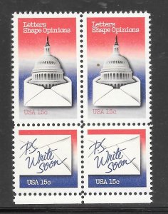 #1809-10 MNH Block of 4