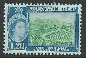 Montserrat SG 147 Mint  Very Light Hinge