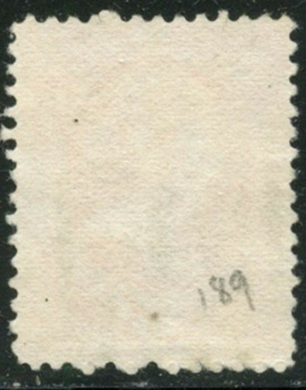 US Sc#189 1879 15c Red Orange ABN Soft Porous Paper Fine Centered Used