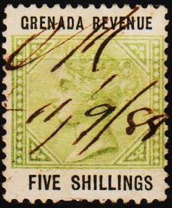 Grenada. Date? 5s Revenue. Fine Used