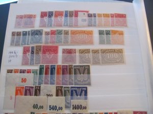 GERMANY MOSTLY MNH 1872-1923 LOT    VF/XF  (147)