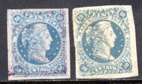 Colombia  #75-75a   Used   VF   CV $4.90  .....  1430010