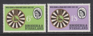 Rhodesia & Nyasaland 189-90 mnh
