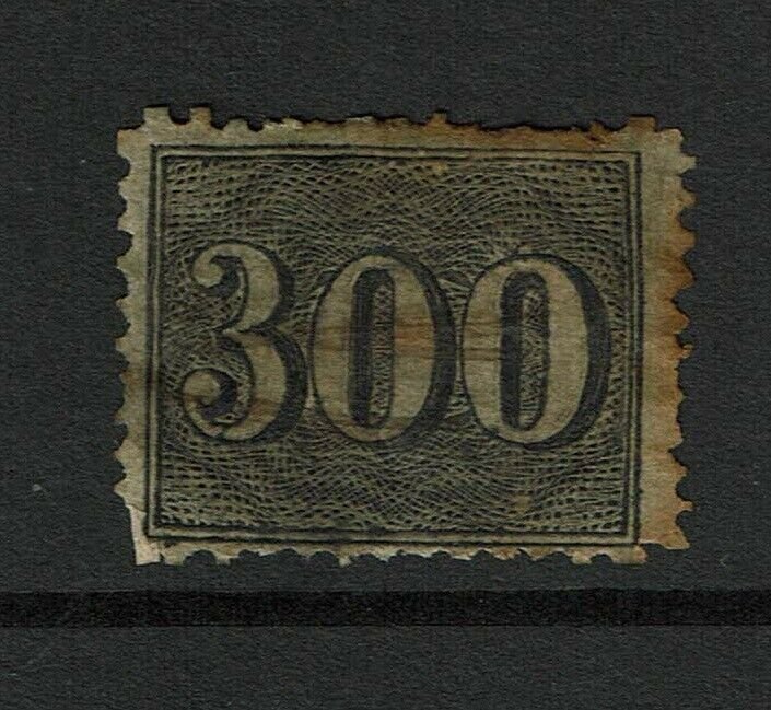 Brazil SC# 50, Used, large Hinge Remnant, perf 14, heavily toned - S9244