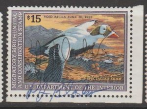 U.S. Scott #RW59 Duck Stamp - Used Single