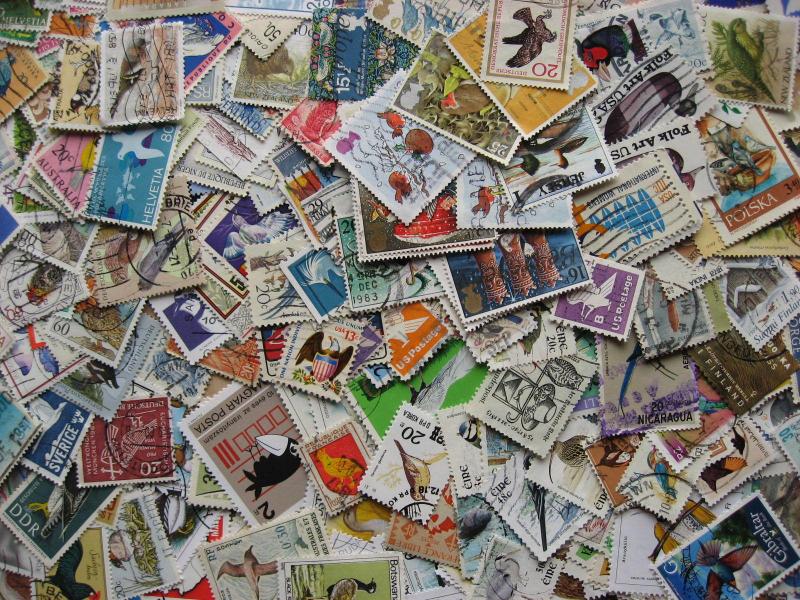 Topical hoard breakup 250 BIRDS stamps. Some duplicates & mixed condition