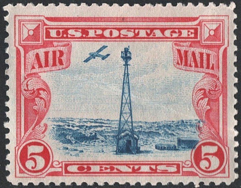 SC#C11 5¢ Beacon on Rocky Mountains (1928) MDG