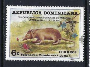 DOMINICAN REPUBLIC 791 VFU FAUNA S10-4